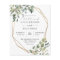 Budget Rustic Eucalyptus & Gold Frame Wedding