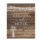 Budget Rustic Farmhouse Lights Wedding Invitation