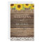 Budget Rustic Farmhouse Sunflower Rustic Wedding