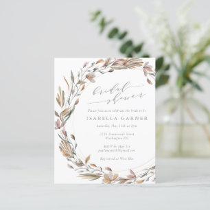 Budget Rustic Floral Watercolor Bridal Shower 