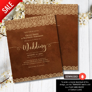 BUDGET Rustic Gold Lace Barn Farmhouse Wedding