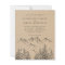 Budget Rustic Hand-drawn Mountains & Trees Wedding