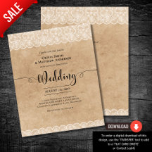 BUDGET Rustic Lace Farmhouse Country Barn Wedding