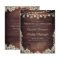 Budget Rustic Lights Jars Lace Wedding Invitation