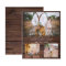Budget Rustic Photo Collage Save the Date Wood