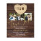 Budget Rustic Photo Collage Wedding Invitations