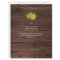 Budget Rustic Photo Sunflowers Wedding Invitations