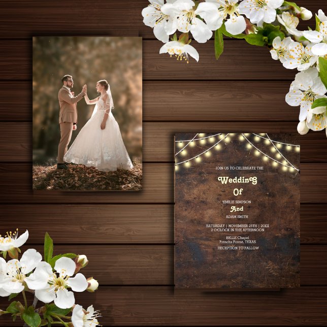 budget rustic string lights elegant weeding  (Creator Uploaded)