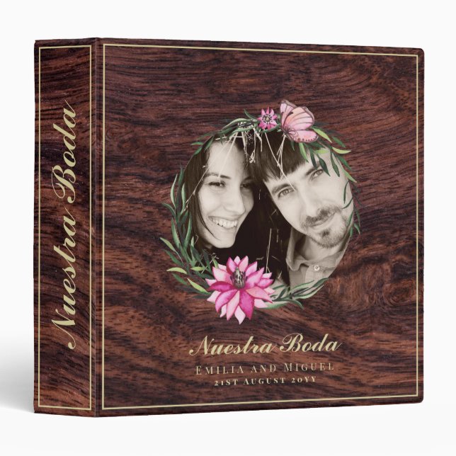 Budget Rustic Wedding Planning Ideas  Binder (Front/Spine)