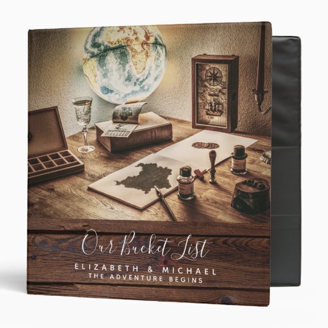 Budget Rustic Wedding Planning Ideas Personalized Binder (Front/Inside)