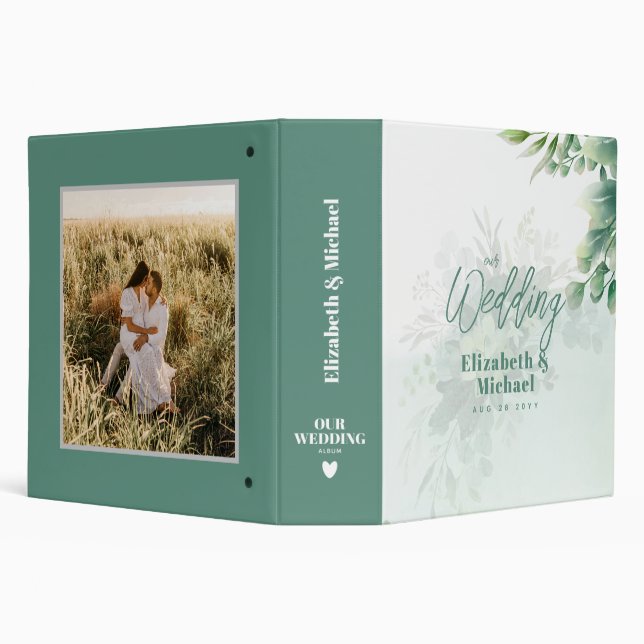 Budget Rustic Wedding Planning Ideas Personalized Binder (Background)