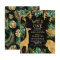 Budget Safari Baby Shower Black Gold Invitation
