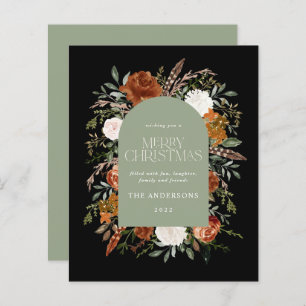 Budget Sage green elegant botanical elegant arch