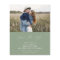 Budget Sage Green Typography Save the Date Photo