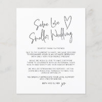 Budget Same Love Smaller Wedding Announcement
