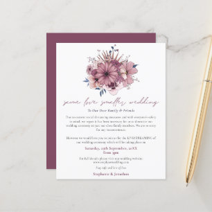 Budget Same Love Smaller Wedding Save the new Date