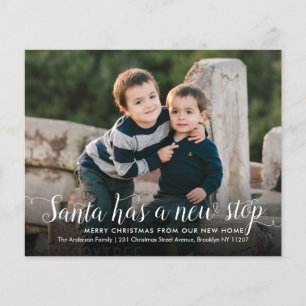 Budget Santa New Home Stop Photo Holiday Moving