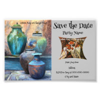 Budget Save the Date Party Invitation