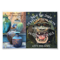 Budget Save the Date Party Invitation