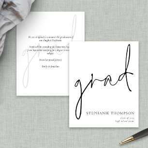 Budget Script Graduate Announcement