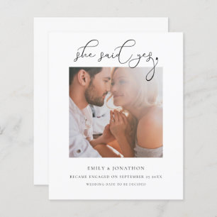 Budget She Said Yes Script Photo Engagement