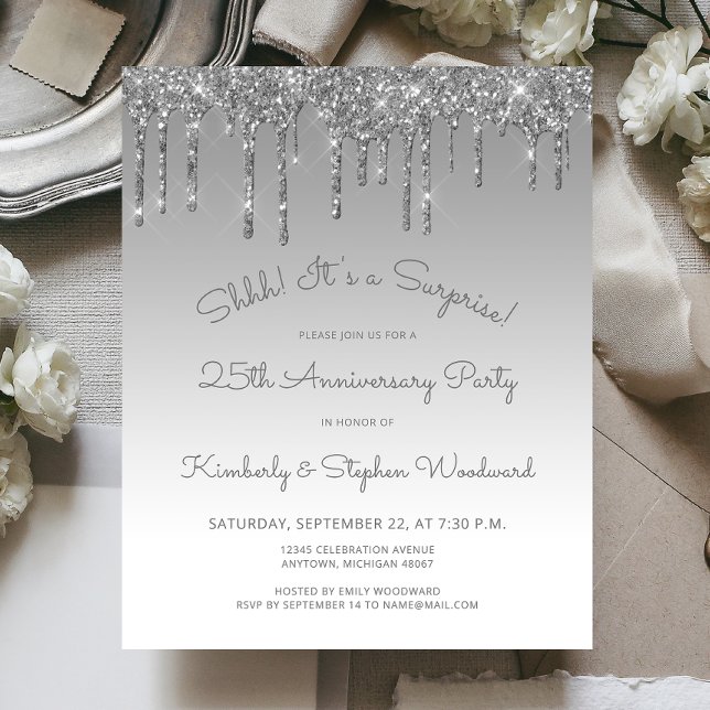 Budget Silver 25th Anniversary Surprise Party (Creator Uploaded)