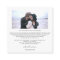Budget Simple Script Wedding Photo Thank you Card