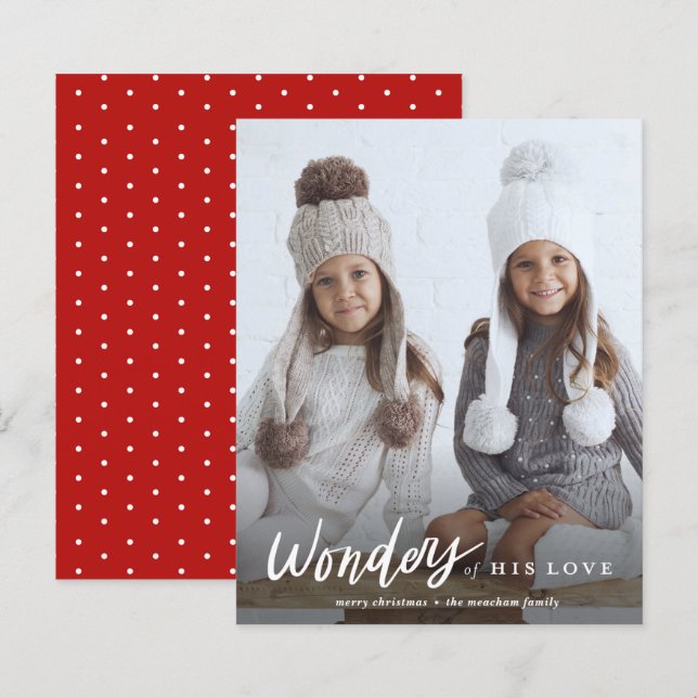 Budget s'interroge sur sa carte de Noël d'amour (Devant / Derrière)