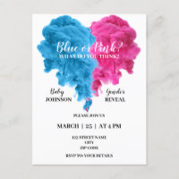 Budget smoke gender reveal