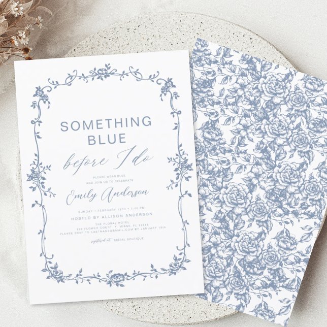 Budget Something Blue French Bridal Shower (Creator Uploaded)