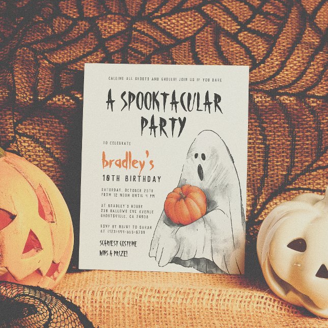 Budget Spooktacular Party Halloween Ghost Birthday (Creator Uploaded)