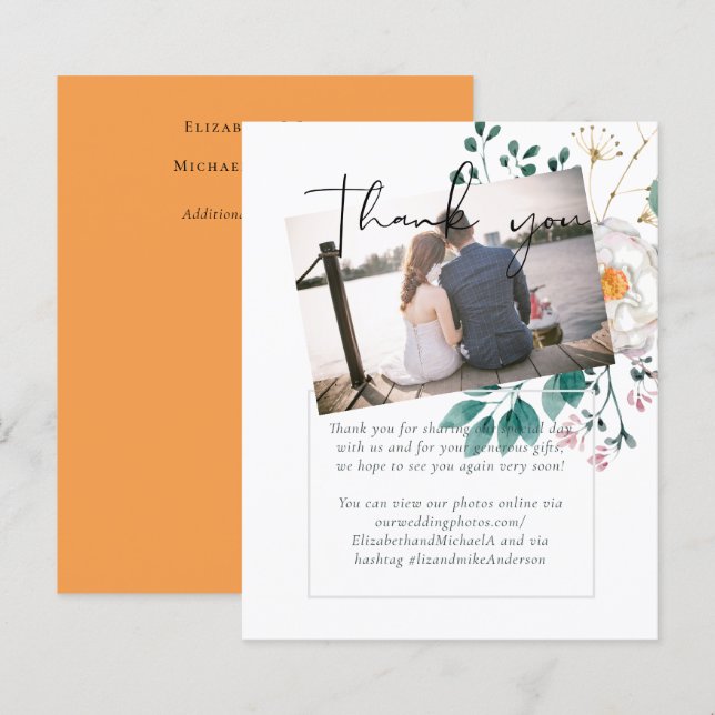 BUDGET Spring Wildflowers Barn Garden Wedding (Front/Back)