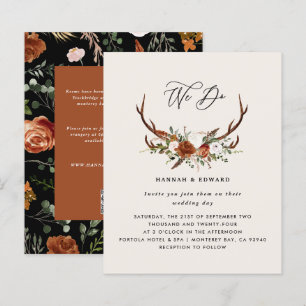Budget Stag terracotta floral rustic elegant