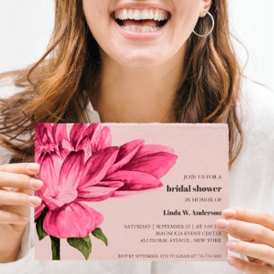 BUDGET Stunning Blooming Flower Pink Bridal Shower