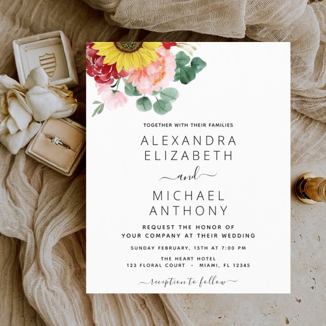 Budget Sunflower Eucalyptus Country Wedding (Creator Uploaded)