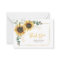Budget Sunflower Eucalyptus Wedding Thank You 