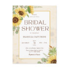 Budget Sunflower Yellow Floral Bridal Shower