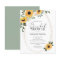 Budget Sunflowers Eucalyptus Bridal Shower Invite