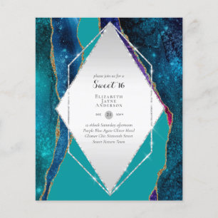 BUDGET SWEET 16 - AGATE Sparkles GLAMOR Chic Fun Flyer