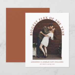 Budget Terracotta Arch Photo Engagement