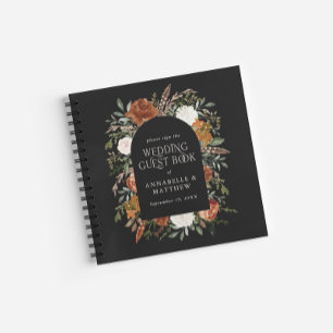 Budget Terracotta floral mariage livre d'hôte rust