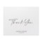 BUDGET Thank You Card