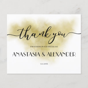 BUDGET/Thank You Card. Flyer