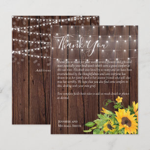 BUDGET Thank You Funeral Memorial Card Templates