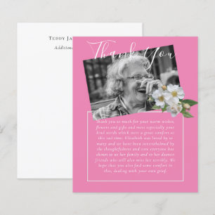 BUDGET Thank You Funeral Memorial Obituary PHOTO