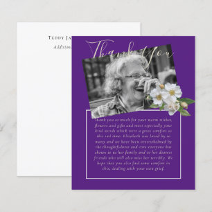 BUDGET Thank You Funeral Memorial Obituary PHOTO