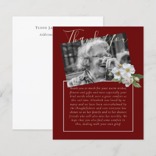 BUDGET Thank You Funeral Memorial Obituary PHOTO