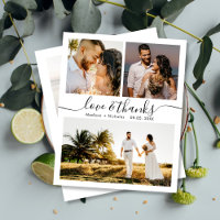 Budget Thanks Collage Wedding Thank You Flyer