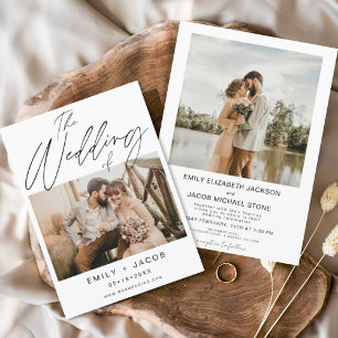 Budget The Wedding Elegant Minimalist Modern