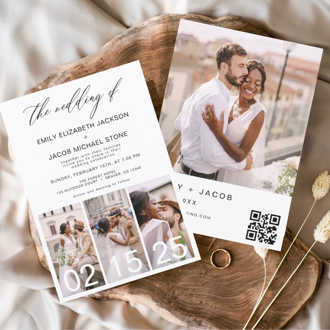 Budget The Wedding of Minimalist QR code Simple (Creator Uploaded)